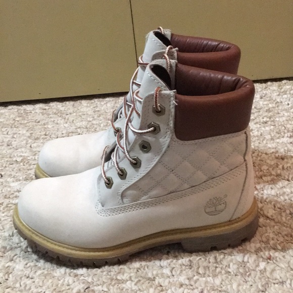 cream timberland boots